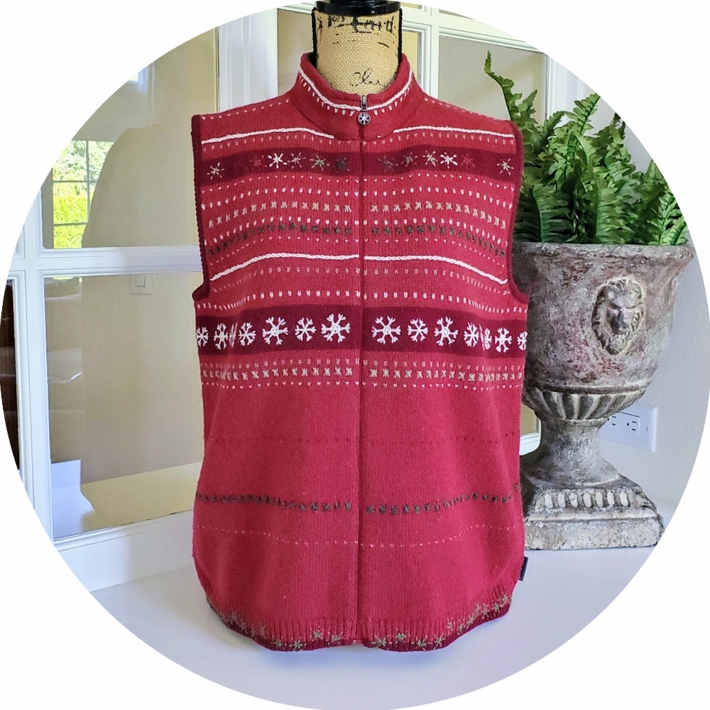 Woolrich Snowflake Holiday / Christmas Vest